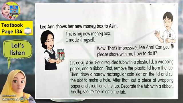 ENGLISH YEAR 6 UNIT 14 A RINGGIT SAVED A RINGGIT EARNED (LISTENING TO INSTRUCTIONS) смотреть онлайн