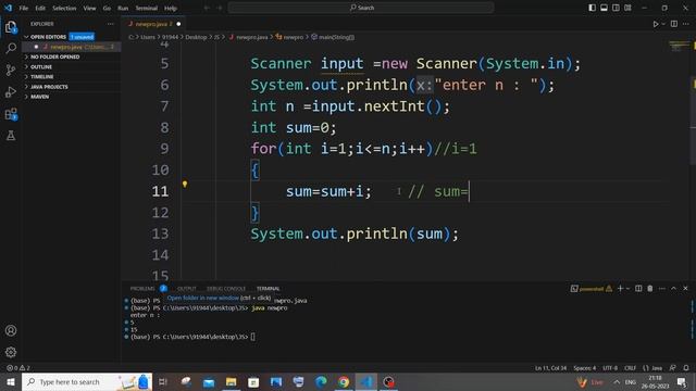 Java program to find sum of first n natural numbers using 2 ways tutorial смотреть онлайн