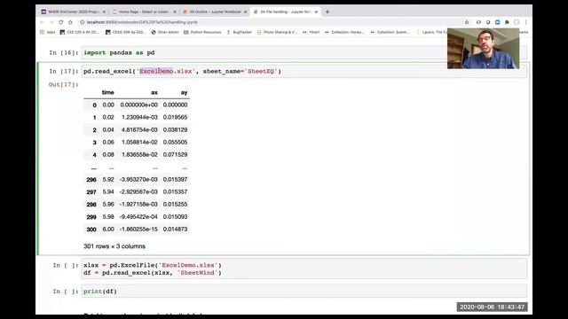 Python Quickstart Tutorial: File IO using pandas смотреть онлайн