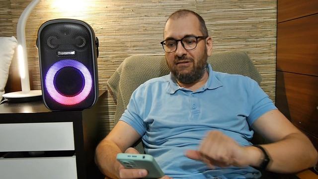 Tronsmart Halo 100 - мощная колонка с RGB подсветкой для ярких вечеринок