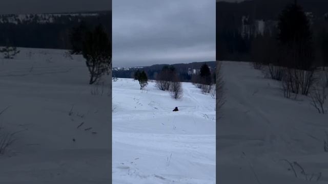 Падение на снегоходе смотреть онлайн