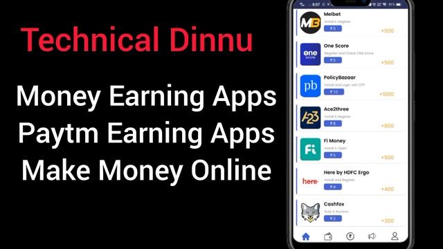500/- Per Day | Money Earning Apps Telugu | Make Money Online 2023 | New Earning App смотреть онлайн