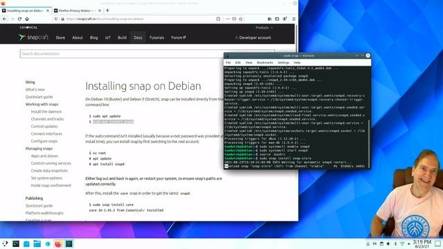 Debian 11 KDE Setting up Snap, Flatpak - Tweaking for the Best of Both Worlds смотреть онлайн
