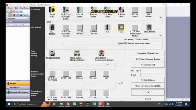 GX Works2 : How to read PLC program via GOT Ethernet смотреть онлайн