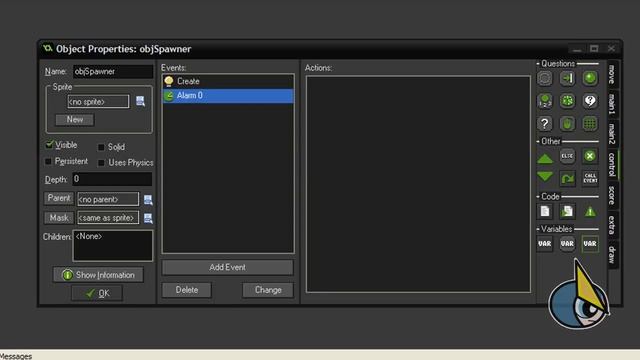 Game Maker Studio: Flying Points, HP, MP Tutorial смотреть онлайн