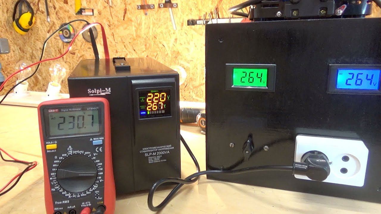 Обзор и настройка Solpi-M SLP-M 2000. Быстрый электромеханический стабилизатор напряжения