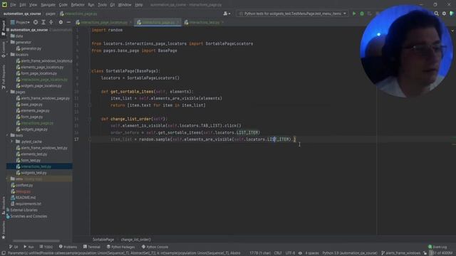 Автоматизация тестирования Python. Sortable | 25 смотреть онлайн