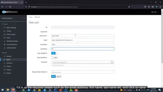 How to Create Users in Keycloak смотреть онлайн