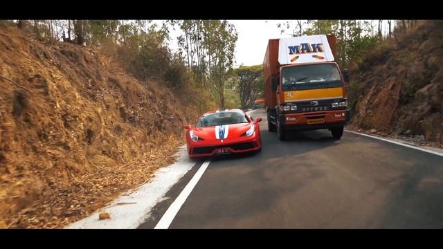 Driving my Ferrari 458 Speciale on Beautiful Countryside Roads in India | BrenGarage смотреть онлайн