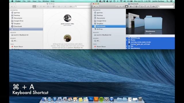 AirDrop on Mac OS Mavericks смотреть онлайн