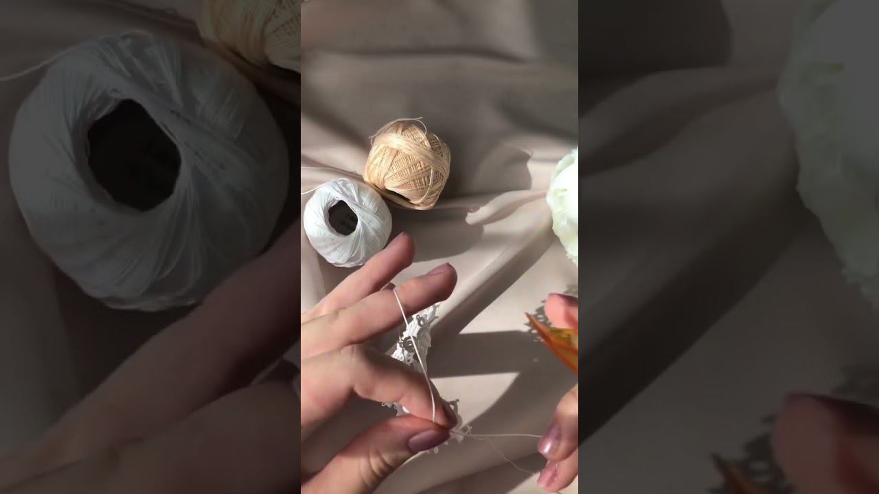 Так создается прекрасное  больше в телеграмм-канале Https://t.me/verba_lace #кружево #фриволите