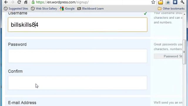 WordPress: Setting up a WordPress account смотреть онлайн