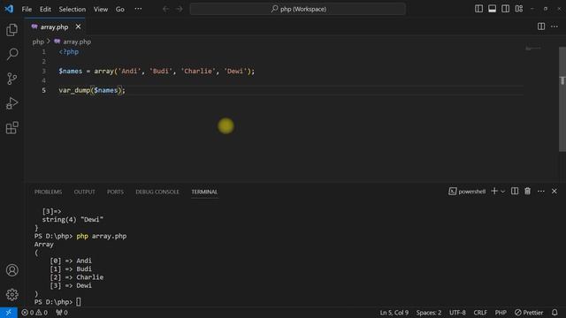 Pengantar Array – Tutorial Array Pada PHP #01 смотреть онлайн