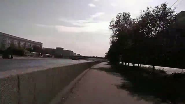 Вело гиперлапс, заезд по набережным Москва-реки от сити до коломенского. Дистанция 34 км (v2.1) смотреть онлайн