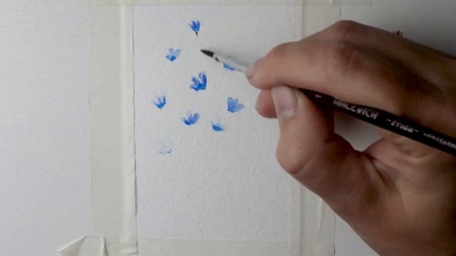 Акварель. Как просто нарисовать цветы смотреть онлайн