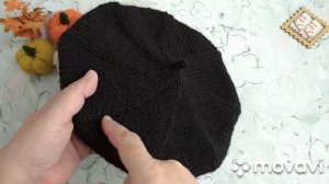 Вязание. КЛАССИЧЕСКИЙ БЕРЕТ СПИЦАМИ - ЭТО ПРОСТО!!!! Готовая работа. Экспресс МК. //knitted beret