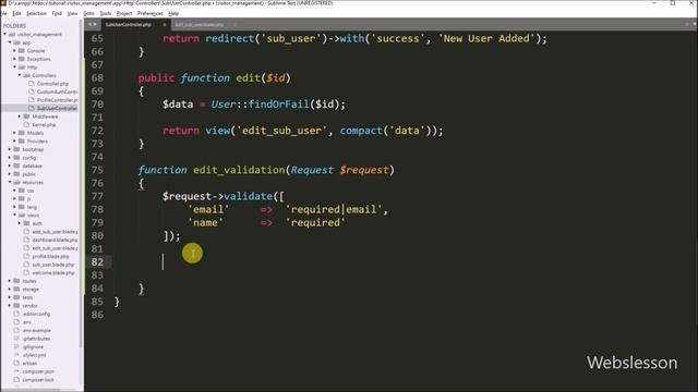 Laravel Project on Visitor Management System - Update User Data - 9 смотреть онлайн