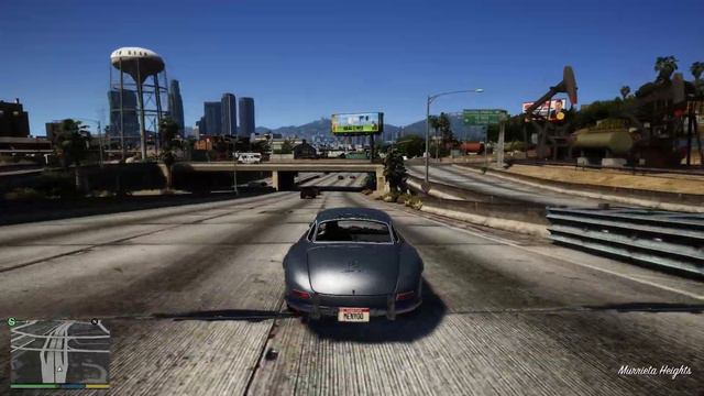 GTA V Natural Vision Remastered - 1955 Mercedes-Benz 300 SL Gullwing смотреть онлайн