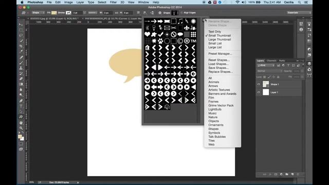 Custom Shape Và Chuyển Path Thành Shape | Thùy Uyên смотреть онлайн