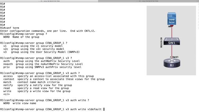 275 SNMPv3 Configuration and Verification смотреть онлайн
