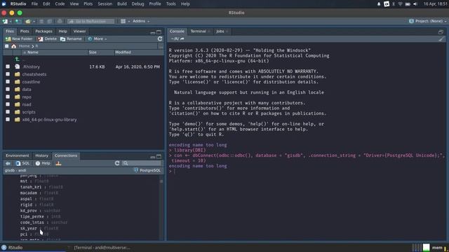 Connect to PostgreSQL Database from RStudio смотреть онлайн