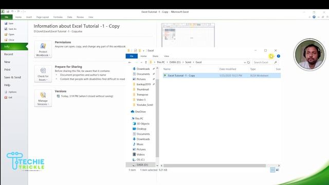 How to recover unsaved excel file| restore its previous version |2007 2010 2016 2019 смотреть онлайн