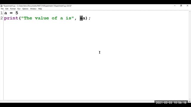 Spring 2021 - EEE 49 (Day) - Numerical Methods Lab (with Python) - Lecture 2 смотреть онлайн