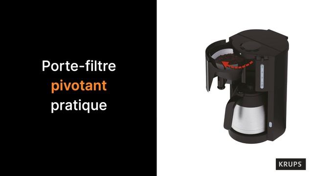 Krups - Pro Aroma isotherme, appréciez votre café, dès votre réveil et tout au long de la journée смотреть онлайн