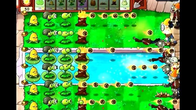 [Plants VS Zombies] Mini-Games - #16 Last Stand смотреть онлайн