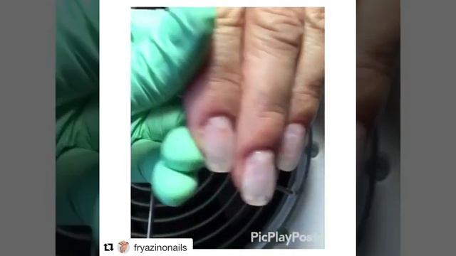 Поднятие свободного края жёстким гелем. Клюющие ногти. смотреть онлайн