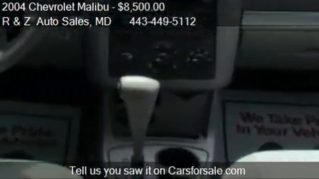 2004 Chevrolet Malibu Base 4dr Sedan for sale in BALTIMORE, смотреть онлайн