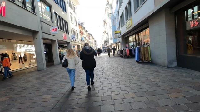 WINTERTHUR ZH, Switzerland Virtual Walking 4K/60FPS