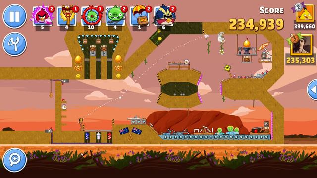 Angry Birds Friends. Australia day 6. 3 stars (23.01.2021). Прохождение от SAFa смотреть онлайн