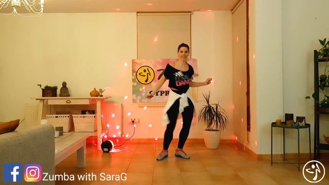 Conga Zumba - Gloria Estefan - Conga Remix - Salsa - Dance Fitness - Disco Workout -Zumba with Sara смотреть онлайн