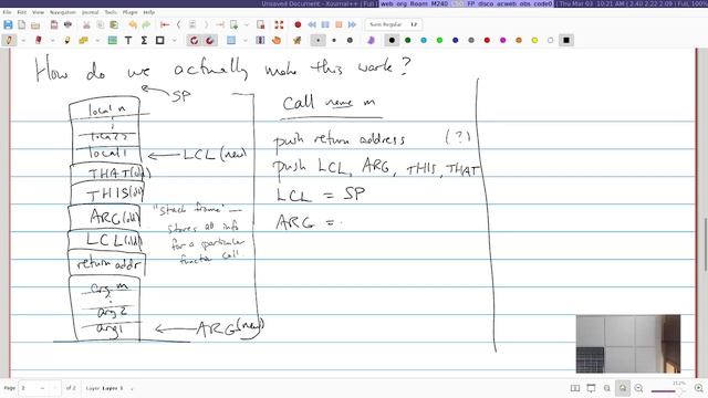 Hack VM function calling conventions смотреть онлайн