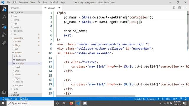 CakePHP 4 Active Navigation easy example (20). смотреть онлайн