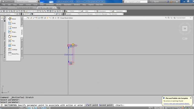 how to make dynamic block stretch autocad смотреть онлайн