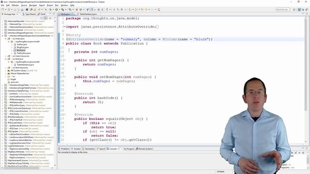 Hibernate Tip: How to override column mappings of a superclass смотреть онлайн