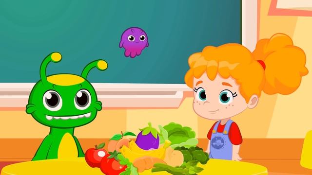 Groovy le martien chante cinq canards : Chansons éducatives pour les enfants смотреть онлайн