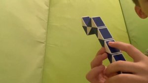 Как сделать карманный пистолет из змейки Рубика на 24 элемента