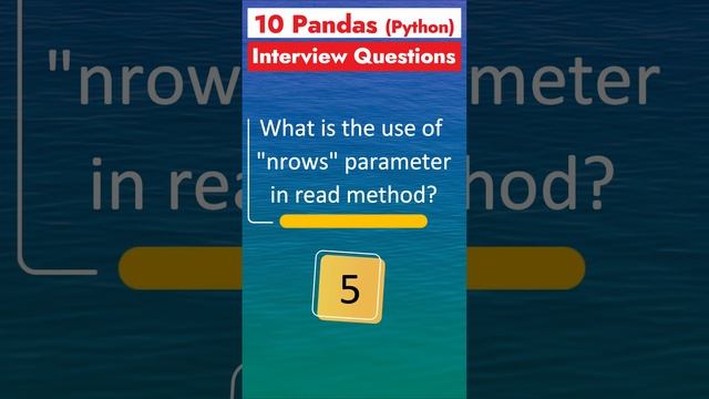 Part 8 - Pandas Interview Questions | Python Library for Data Science смотреть онлайн