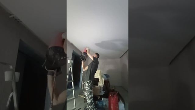 натяжка потолка 18 кв. м. смотреть онлайн