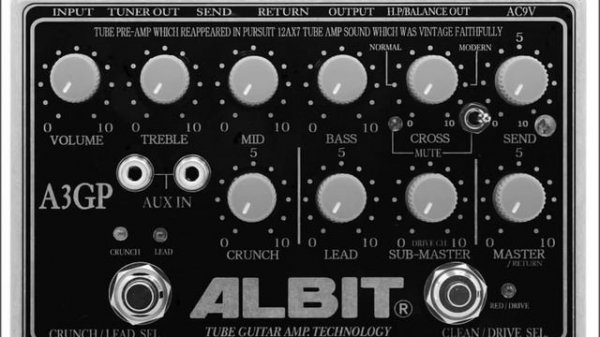 ALBIT A3GP Preamp Demo (RHCP Scar Tissue guitar cover)