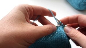 Шапка двойная, двусторонняя спицами. Бини двойная. Простой способ. Мастер-класс.