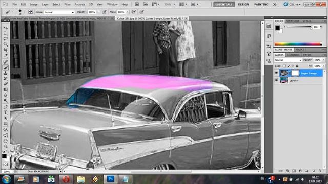 Photoshop Color splash tutorial смотреть онлайн