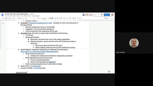 Policies and Telemetry WG Meeting 2020-03-11 смотреть онлайн