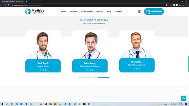 Medidoc - Medical & Doctor WordPress Theme смотреть онлайн