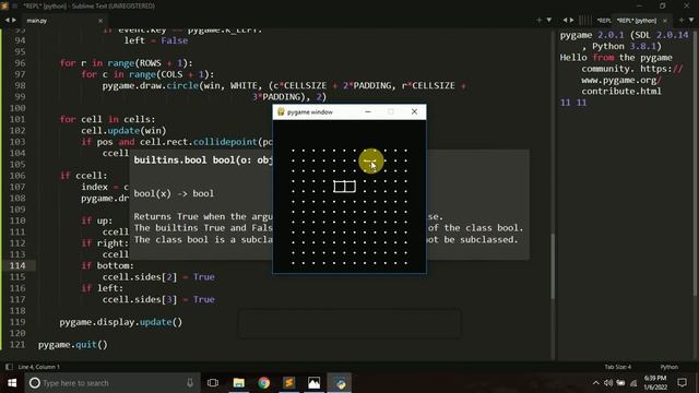 Creating Cell edges | Dots & Boxes PART 3 | python pygame gamedev | #pyguru смотреть онлайн