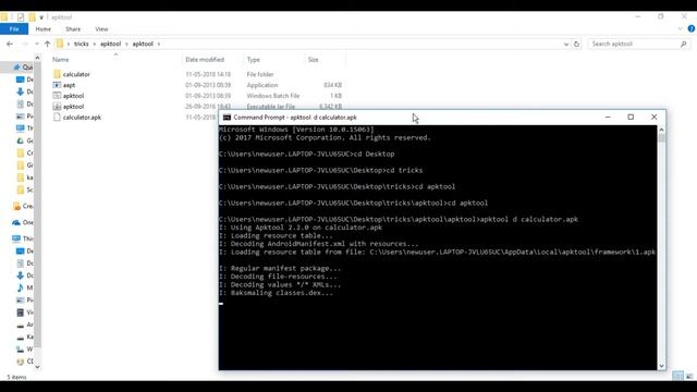 Decompile/Decode APK to project files(two ways). смотреть онлайн