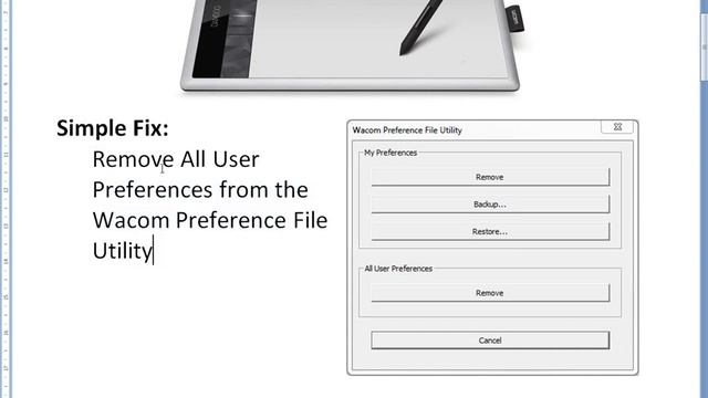 Wacom Tablet Fix смотреть онлайн